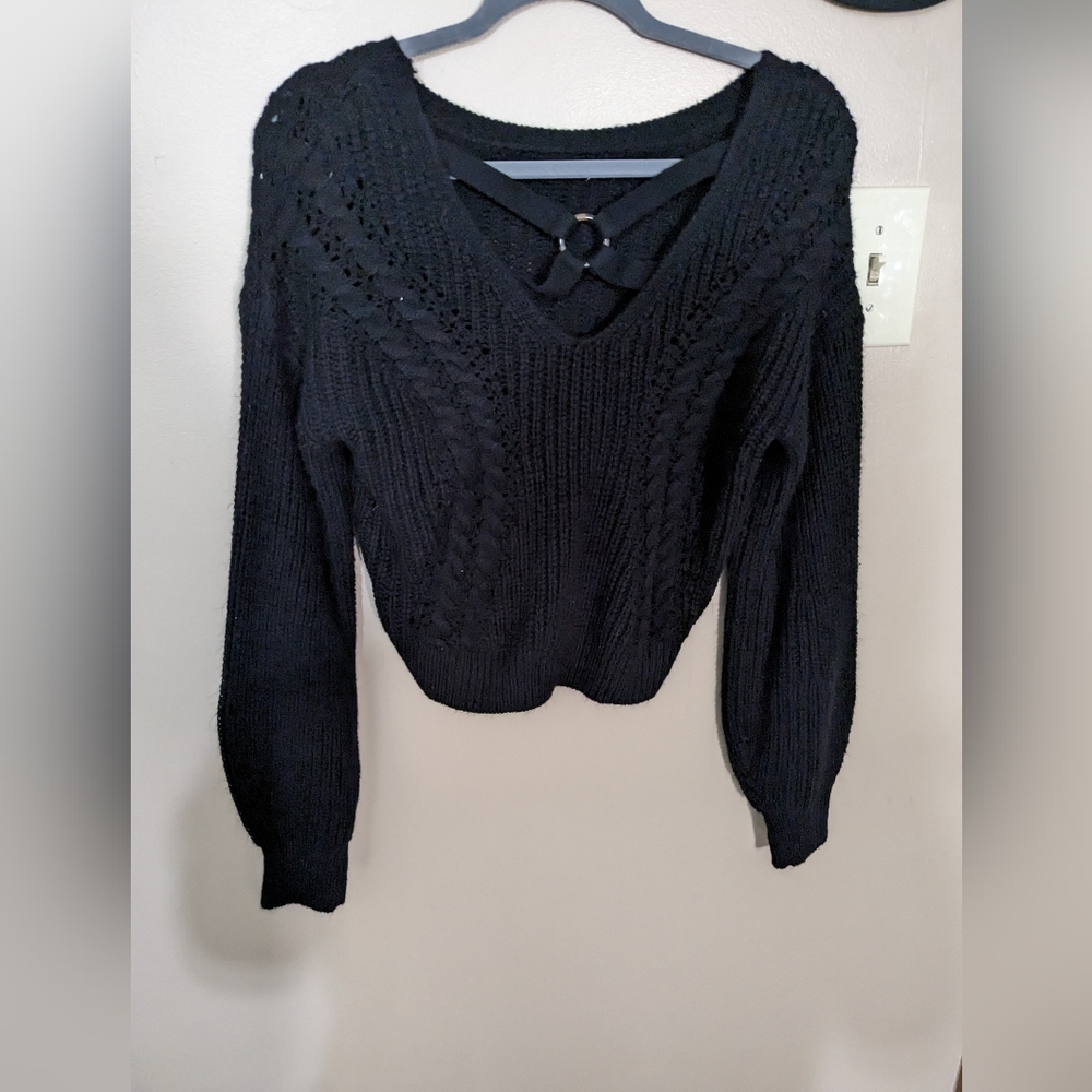 Crop sweater